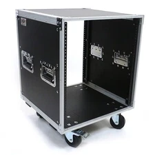 OSP 12u Space Deluxe ATA Amp / Effects Studio Rack Case w/Wheels