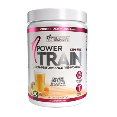 nPower Nutrition-Train Pre-Workout Women Orange Pineapple Smoothie Exp 10/25