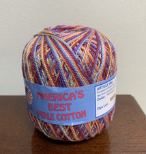 America  s Best Perle Cotton Crochet Thread 230 Yards Size 5 Color 128 Passion