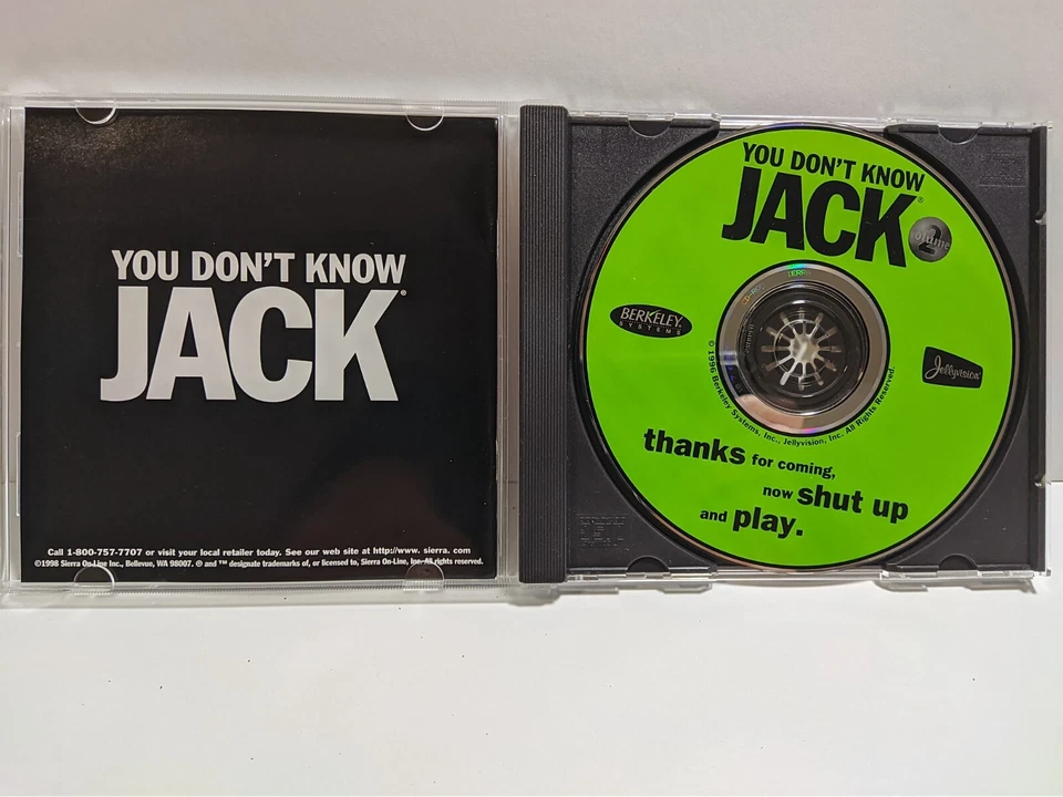 You Don't Know Jack Volume 2 - the quiz party game! With manual! Mint! - Image 4 of 4