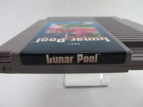 Lunar Pool (Nintendo NES, 1987) Aut&eacute;ntico Limpio Probado Funcionando