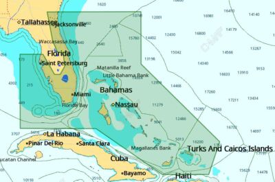 C-MAP M-NA-D943 4D Local Florida And The Bahamas