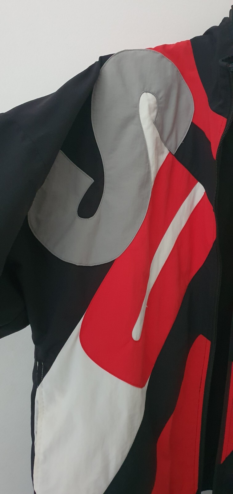 SS20 Supreme Big Letter track jacket  size M medium Black Water Resistant thumbnail 6