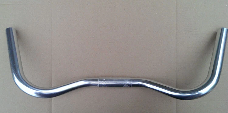 ITM North Road Rennrad Lenker, Alu, 510mm Breite, silber, Italy, NOS, Retro, NEU