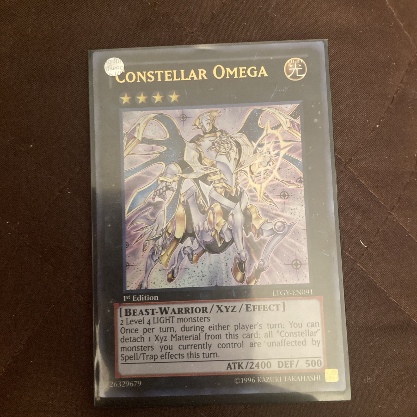 Constellar Omega LTGY-EN091 Lord of the Tachyon Galaxy 1st Edition