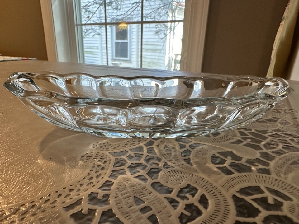 Vintage Crystal Candy Dish eBay