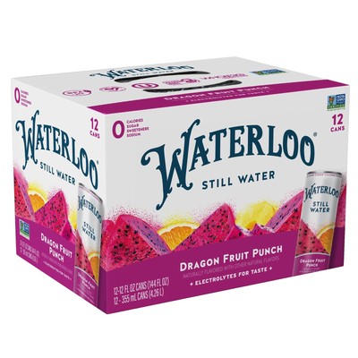 Waterloo Still Water, Dragon Fruit Punch | Naturally Flavored Purified Water ...