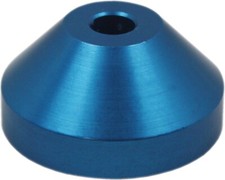  1 45rpm Record Adapters - New Blue Aluminum Dome Insert for 7" Vinyl 07MDDABL