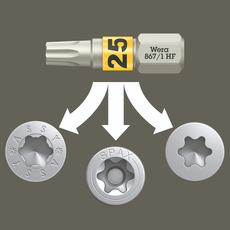 Juego De 30 Piezas De Bits Wera Bit Check 30 Wood TX HF 1 05057436001 - Imagen 3 de 4