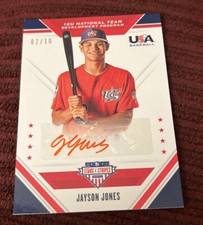 2020 Stars & Stripes Jayson Jones Red Ink Auto Rookie #2/10 1st Round Pick