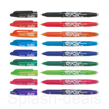 Pilot FriXion Rollerball Erasable Pens - 0.7 & 0.5mm Tip Pen - Choose Colour 