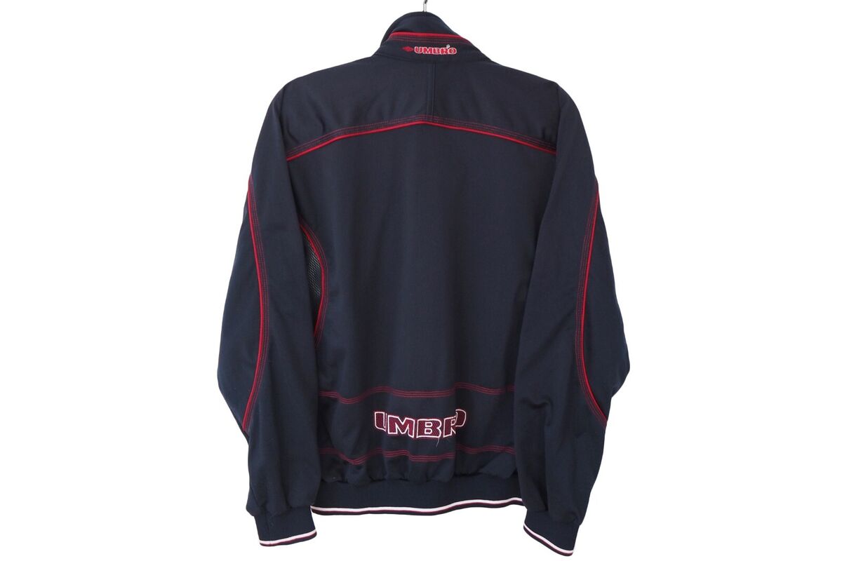 Vintage UMBRO Track Jacket Full Zip 90s blue Size M sport Vintage UMBRO Track Jacket Full Zip 90s blue Size M sport