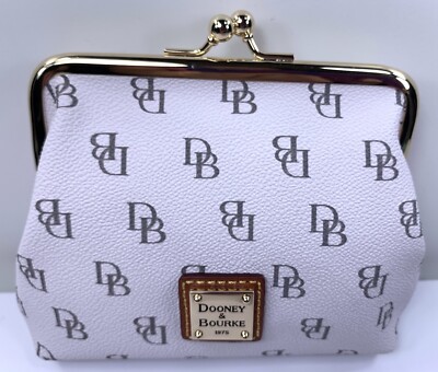 Dooney & Bourke Gretta Large Framed Purse Bone   Color