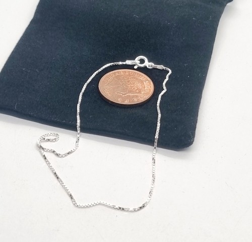 Sterling Silver Necklace Chain Box Solid Italian 925 Stamped - All Sizes - Picture 33 of 46