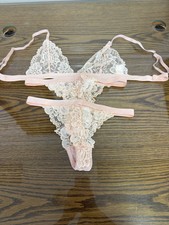 New Lace Lingerie Size M Light Pink