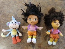 Lot Dora The Explorer Doll 8" Fisher-Price Mattel Ty Beanie Baby Dora Boots
