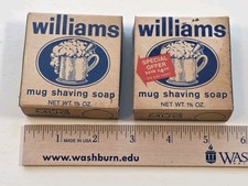 2-Sapone da barba vintage tazza Williams - scolorito leggi bene