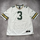 Green Bay Packers Jersey Mens XL White Green NFL Football Tsynell Nike