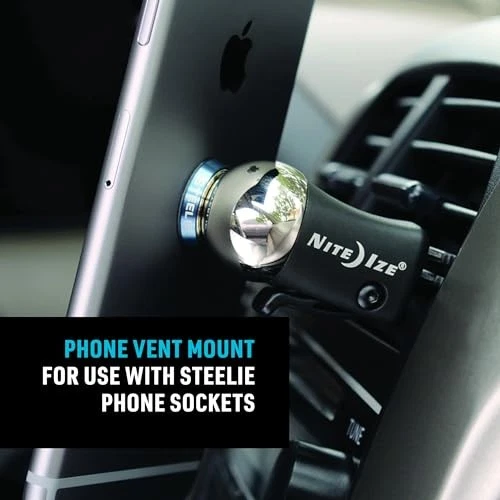 NITEIZE Steely Vent Mount Ball Car Smartphone Holder for Air Conditioner Vent - Image 4 of 4