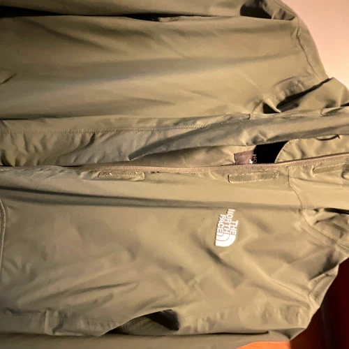 The North Face DryVent Men's Hooded Zip Softshell Rain Coat Gray Size M - product listing photo