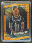 2024-25 Prizm Black Stephon Castle RC Orange Wave Prizm #17/60 SpursOpens in a new window or tab
