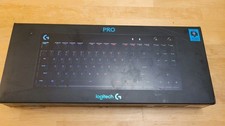 NEW Logitech GX Blue Clicky G Pro Mechanical Gaming Keyboard 920-009388 Sealed