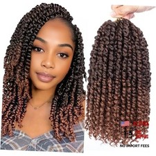 8 Packs Passion Twist Crochet Hair 10 Inch Pre 10 Inch Pack of 8 T30