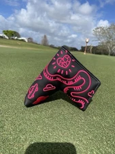 Matland Golf Tatted Up Blade Putter Cover Pink Magnetic Golf Bag Swag