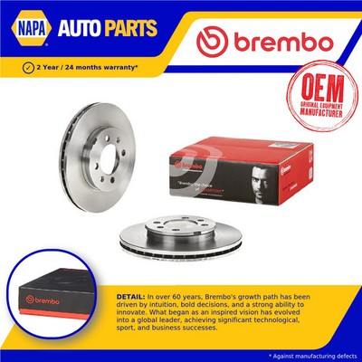 2x Brake Discs Pair Vented fits MG MGTF 115 1.6 Front 02 to 09 16K4F 240mm Set