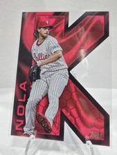 AARON NOLA 2025 Topps Series 2 #KZ-25 K Zone Die-Cut Phillies Case Hit SSP