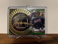 2023 Topps Five Star ANDRUW JONES GREEN GOLDEN GRAPHS AUTO #10/15!! BRAVES