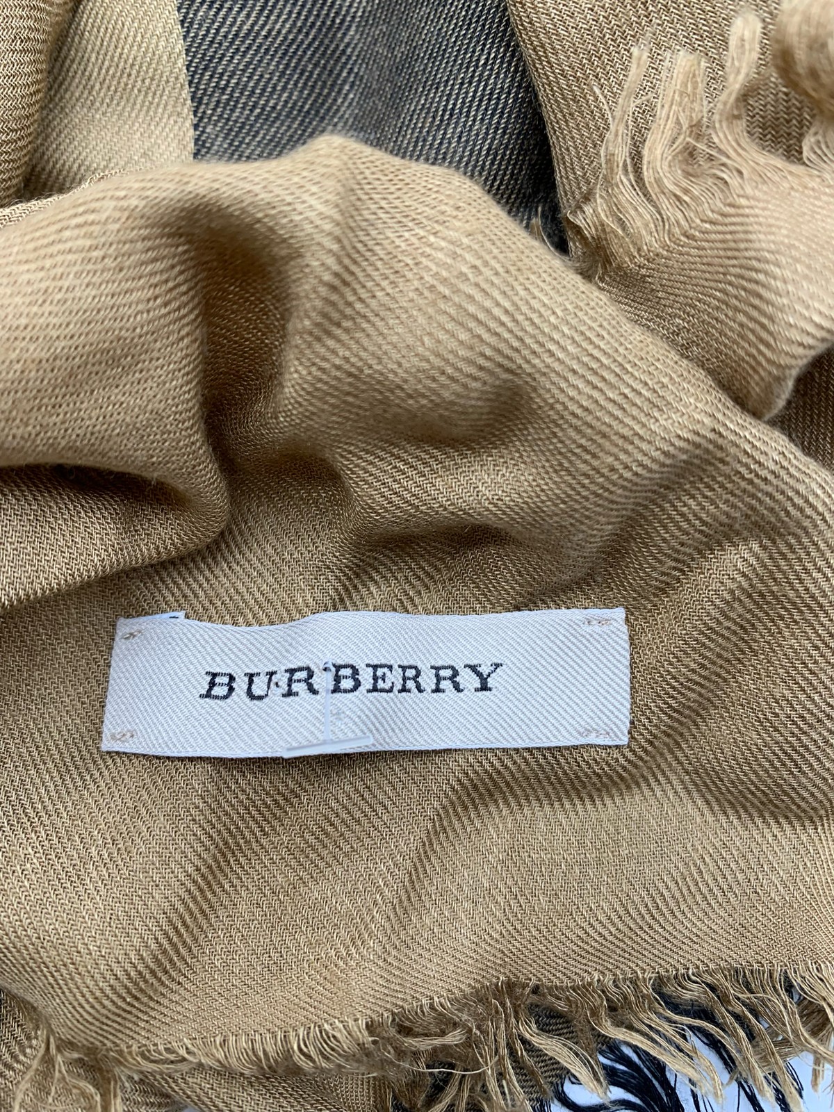 BURBERRY SILK EXPLODED CHECK PATTERN SCARF 47X47 - image 4