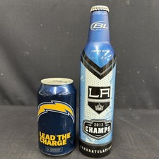 Bud Light LA Kings 2012 Champs Bottle Chargers 2017 Kickoff Can Sealed Lot