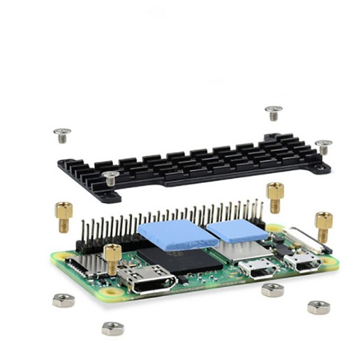 Disipador de calor de aleación de aluminio CPU disipador de calor para Raspberry Pi Zero/Zero 2W repuesto - Imagen 7 de 10
