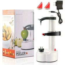 Automatic Peeling Machine For Fruit Apple Potato Peeler Corer Cutter Slicer US