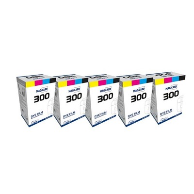 Bodno 5 x Magicard 300 Printer MC300YMCKO/2 Color Ribbon YMCKO 300 Prints Softwa