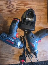 Bosch 10.8V Cordless Drill Driver And Impact Driver, With Batteries And Charger
