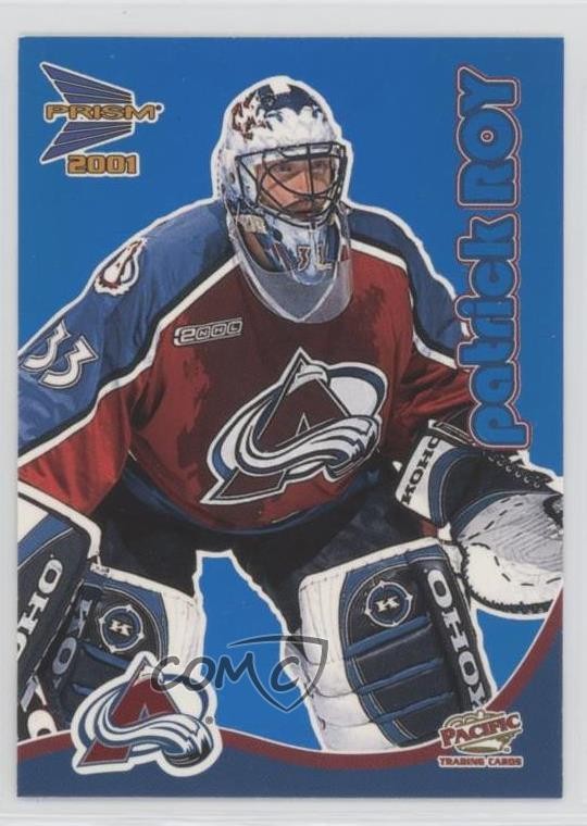 2000-01 Pacific Prism McDonald's Blue Patrick Roy #9 HOF 0m8e