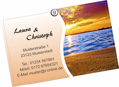 Individuelle Business Visitenkarten  für Rentner mit Hobby  und Naturfreunde - Bild 1 von 4
