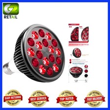 Red Light Therapy Bulb - 18 LEDs for Skin Care  Pain Relief, 660nm  850nm