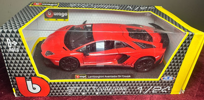 Bburago Lamborghini Aventador SV Coupe 1:24 Scale Diecast Brand New Sealed Red