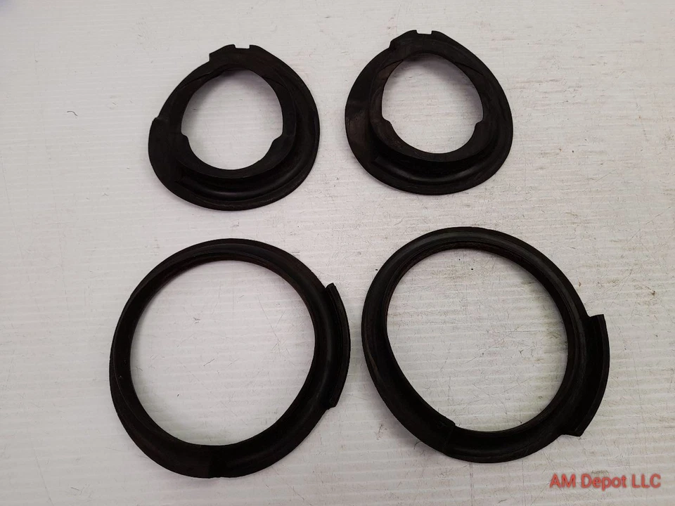 2002 宝马 330ci 325ci 325i 330i E46 前线圈弹簧垫套装下部 4 件  — 第 4/4 张图片