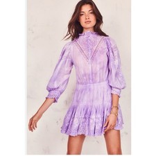 LoveShackFancy Viola Dress Size S ~ Excellent