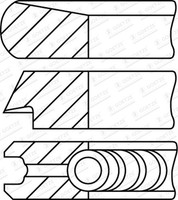 Kolbenringsatz Goetze Engine 08-453107-00 FüR Opel Crossland P17 P2QO A18 P1UO 1