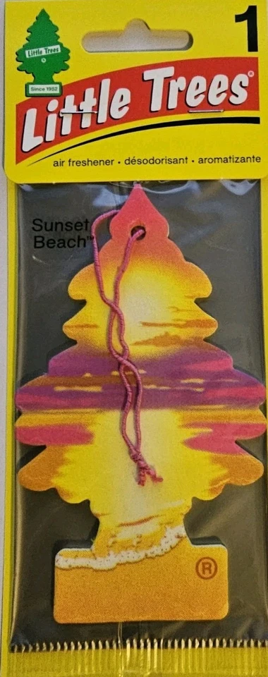 Little Trees Sunset Beach Scent Car Air Fresheners, 12 Pack - Image 4 of 4