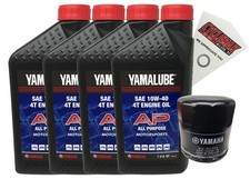 Yamaha OEM Oil Change Kit for 2006-2016 Yamaha YZF-R6 with 10W-40 Oil
