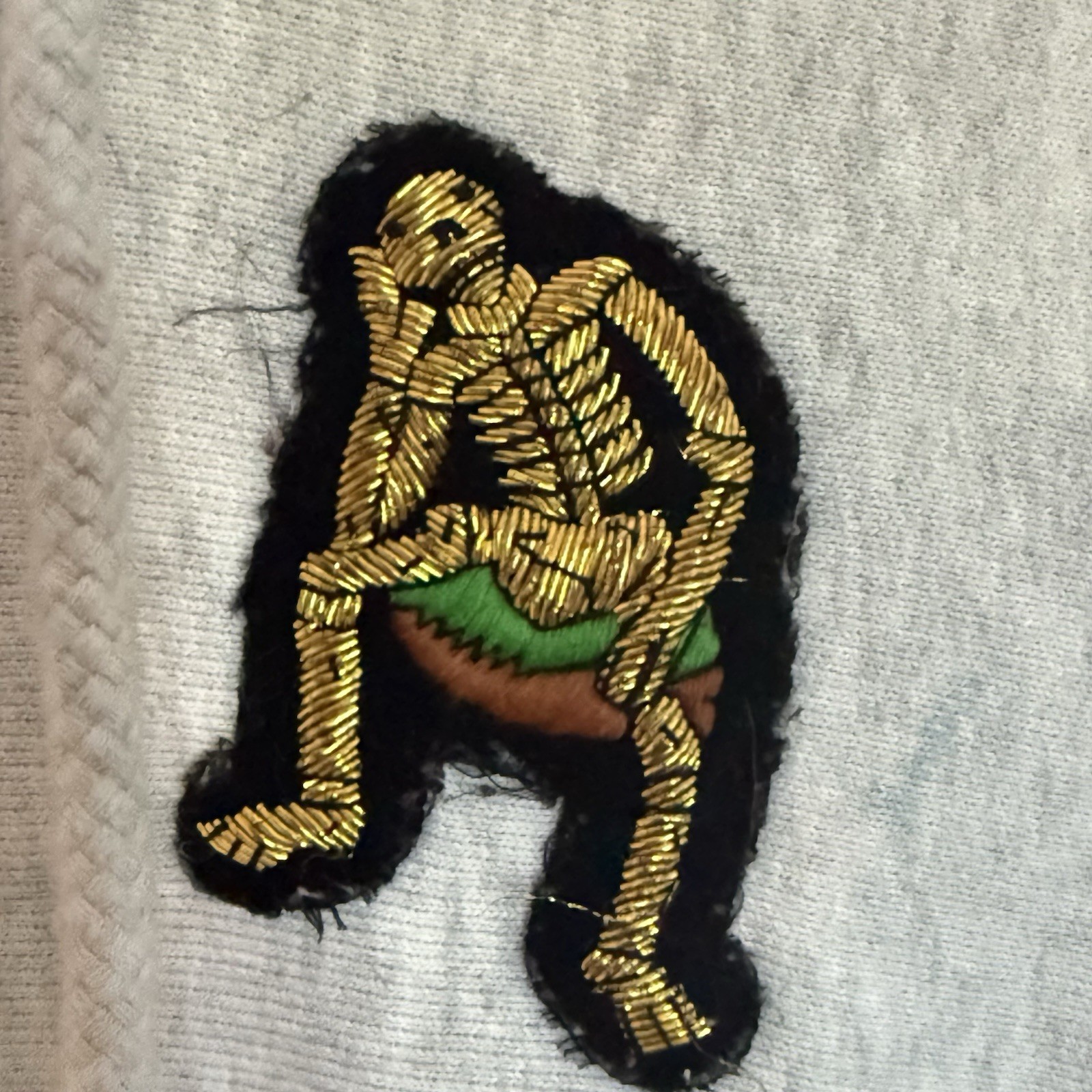 FILA Rowing Blazers Felpa con Cappuccio Uomo Scheletro Patch Avorio Piccola *COLOR BLEED*