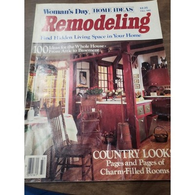 1983 Woman's Day Magazine Home Ideas and Country Looks. Fall 1983