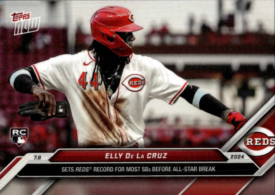 2024 Topps Now #402 Elly De La Cruz Cincinnati Reds