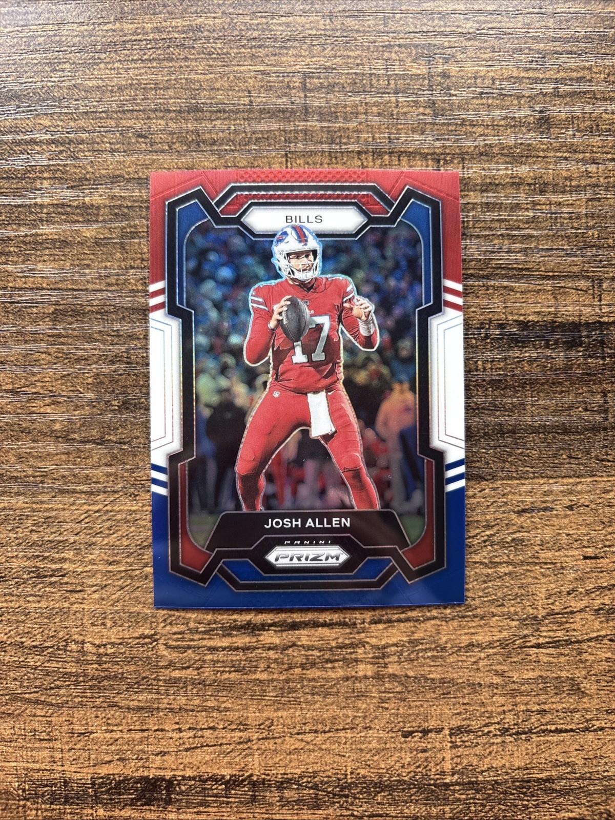2023 Panini Prizm Josh Allen #32 Red White & Blue Prizm Buffalo Bills NFL
